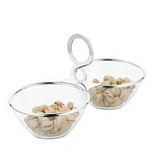 Görseli Galeri görüntüleyiciye yükleyin, Venezia 2'li Cam Gümüş Çerezlik