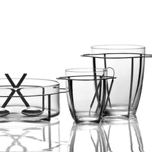 Görseli Galeri görüntüleyiciye yükleyin, Varallo Cam Buz Kovası ve Maşası