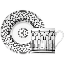 Görseli Galeri görüntüleyiciye yükleyin, Hermès H Déco 2'Li Kahve Fincan ve Tabağı