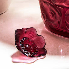 Görseli Galeri görüntüleyiciye yükleyin, Lalique Anemone Kristal Kırmızı Çiçek
