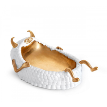 Görseli Galeri görüntüleyiciye yükleyin, L'objet Haas Lazy Susan Catchall Beyaz Altın