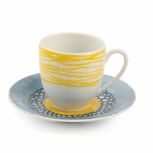 Görseli Galeri görüntüleyiciye yükleyin, Luxuria Marea 6'lı Türk Kahve Fincan Seti
