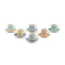 Görseli Galeri görüntüleyiciye yükleyin, Luxuria Marea 6'lı Türk Kahve Fincan Seti