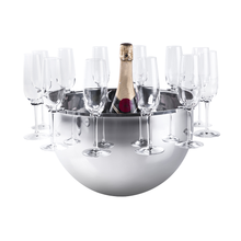 Görseli Galeri görüntüleyiciye yükleyin, Riva Bardak Askılı Büyük Şampanya Kovası 12'li