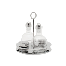 Görseli Galeri görüntüleyiciye yükleyin, Riva Gümüş Yağ Sirke Tuz Biber Seti