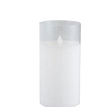 Görseli Galeri görüntüleyiciye yükleyin, Luxuria Pilli Beyaz Büyük Mum