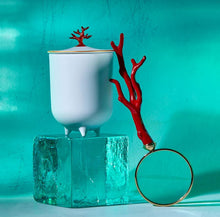 Görseli Galeri görüntüleyiciye yükleyin, Mercanlı Mum