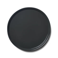 Görseli Galeri görüntüleyiciye yükleyin, Siyah Parlak Yuvarlak Büyük Boy Tabak