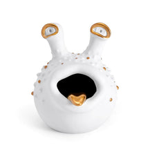 Görseli Galeri görüntüleyiciye yükleyin, Beyaz ve Altın Balık Küllük