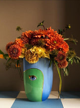 Görseli Galeri görüntüleyiciye yükleyin, L'objet Lito Mavi Yeşil Vazo