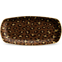 Görseli Galeri görüntüleyiciye yükleyin, L'objet Leopar Dikdörtgen Büyük Servis