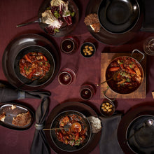 Görseli Galeri görüntüleyiciye yükleyin, L'objet Terra Kahverengi 12 Parça Yemek Takımı