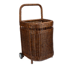 Görseli Galeri görüntüleyiciye yükleyin, Rattan Alışveriş Arabası
