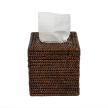 Görseli Galeri görüntüleyiciye yükleyin, Rattan Kare Selpak Kutusu