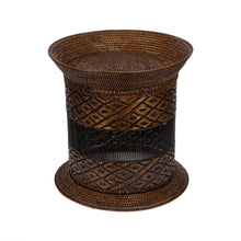 Görseli Galeri görüntüleyiciye yükleyin, Rattan Silindir Sehpa