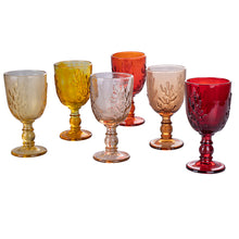 Görseli Galeri görüntüleyiciye yükleyin, Coral Sunset 6'Lı Ayaklı Bardak Seti