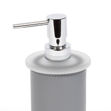 Görseli Galeri görüntüleyiciye yükleyin, Narciso Koyu Gri Deri Sabunluk