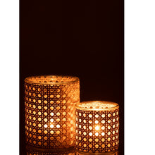 Görseli Galeri görüntüleyiciye yükleyin, Hasır Mumluk 12,5x12,5 cm