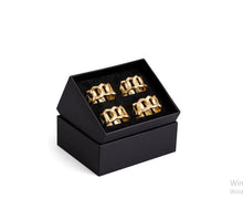 Görseli Galeri görüntüleyiciye yükleyin, Altın Zincir Formlu 4'Lü Peçete