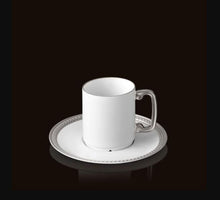 Görseli Galeri görüntüleyiciye yükleyin, Espresso Porselen Fincanı ve Tabağı