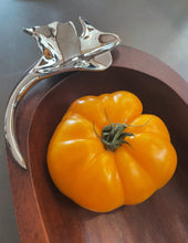 Görseli Galeri görüntüleyiciye yükleyin, Ginko Ahşap Oval Servis