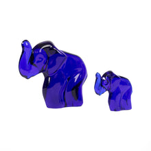 Görseli Galeri görüntüleyiciye yükleyin, Koyu Mavi Kristal Biblo Fil