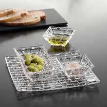 Görseli Galeri görüntüleyiciye yükleyin, Bossa Nova 2'li Kare Kristal Tabak 21 cm