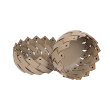 Görseli Galeri görüntüleyiciye yükleyin, Almeria Vizon Yuvarlak Sepet 25x13 cm