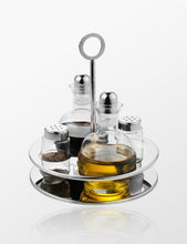 Görseli Galeri görüntüleyiciye yükleyin, Gümüş Yağ Sirke Tuz Biber Seti