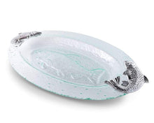 Görseli Galeri görüntüleyiciye yükleyin, Arthur Court Cam Balıklı Oval Servis