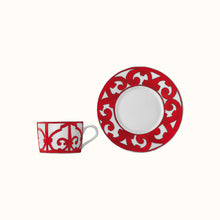 Görseli Galeri görüntüleyiciye yükleyin, Hermès Balcon Du Guadalquivir 2'Li Çay Fincanı Ve Tabağı