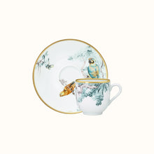 Görseli Galeri görüntüleyiciye yükleyin, Hermès Carnets D'equateur Türk Kahvesi Fincanı ve Tabağı