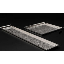 Görseli Galeri görüntüleyiciye yükleyin, Passioni Kenarları Kıvrık Kare Gümüş Tepsi