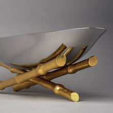 Görseli Galeri görüntüleyiciye yükleyin, L&#39;objet Bambu Ayaklı Gondol Sunum Tabağı
