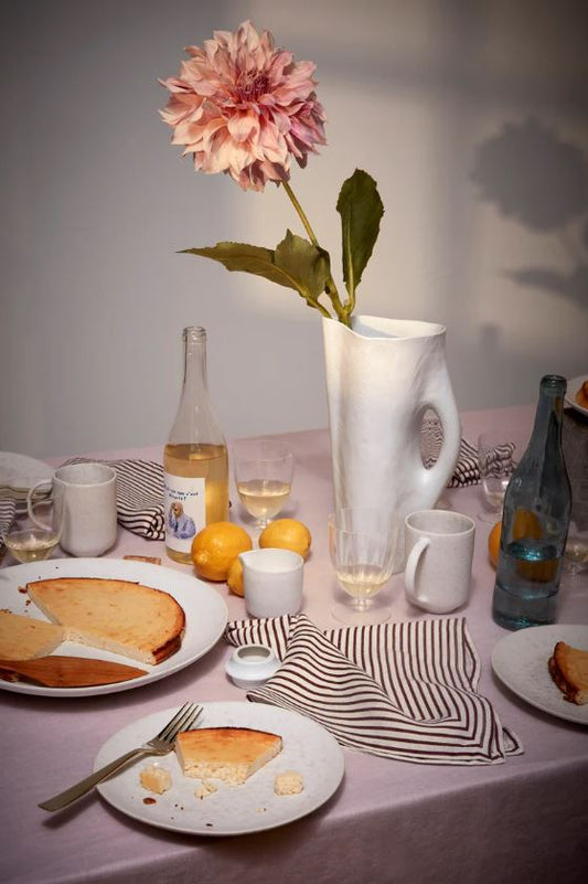 Timna Taş Rengi Porselen Sürahi