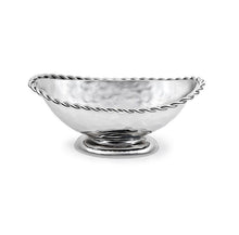 Görseli Galeri görüntüleyiciye yükleyin, Mary Jurek Örgü Bordürlü Ayaklı Oval Dekoratif Kase