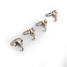 Görseli Galeri görüntüleyiciye yükleyin, Luxuria Fil Peçete Halkası 4'lü Peçete Halkası