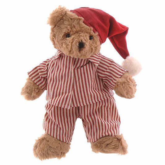 Peluş Çizgili Pijamalı Ayıcık