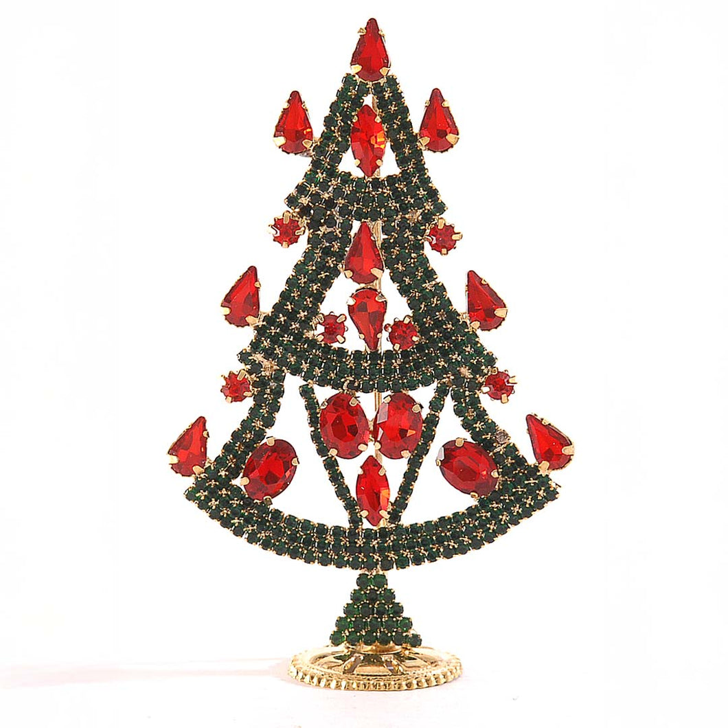 Taşlı Yılbaşı Dekorlu Ağaç