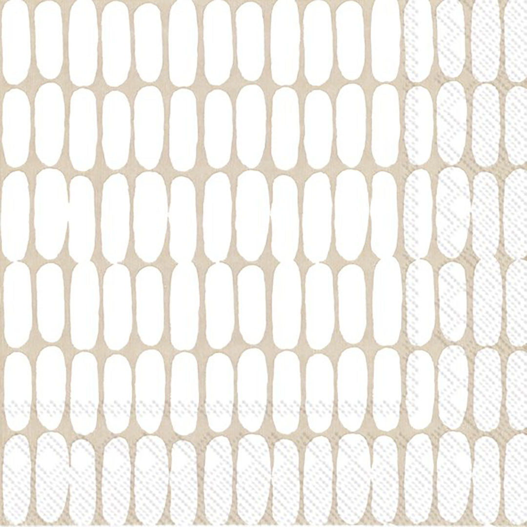Alku By Beyaz Desenli Yemek Peçetesi