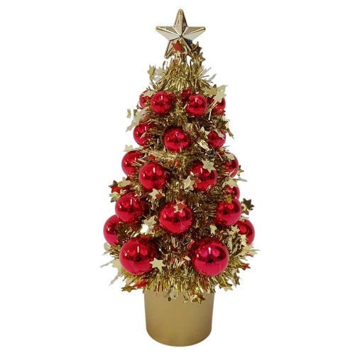 Altın Kırmızı Toplu Çam Ağacı