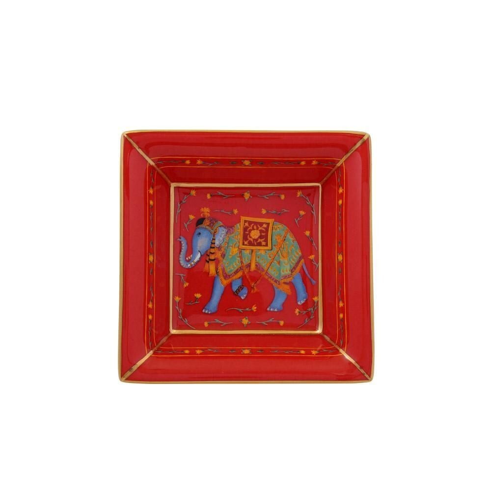 Filli Kırmızı Kare Tepsi