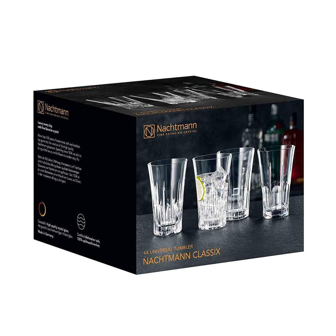 Classix 4'lü Kristal Meşrubat Bardağı 3