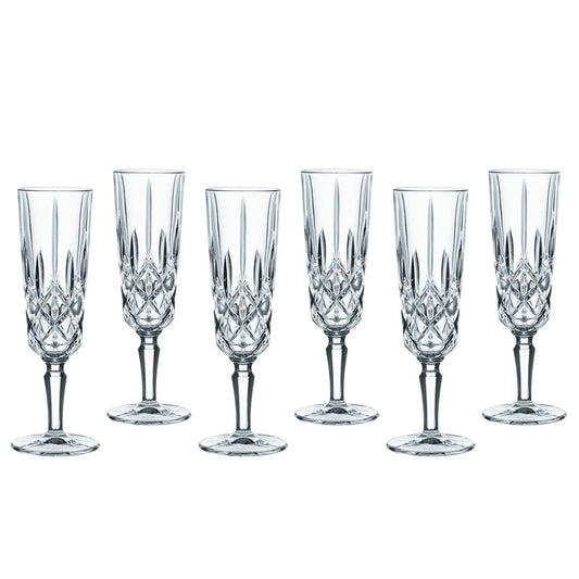 6'lı Flüt Şampanya Bardağı