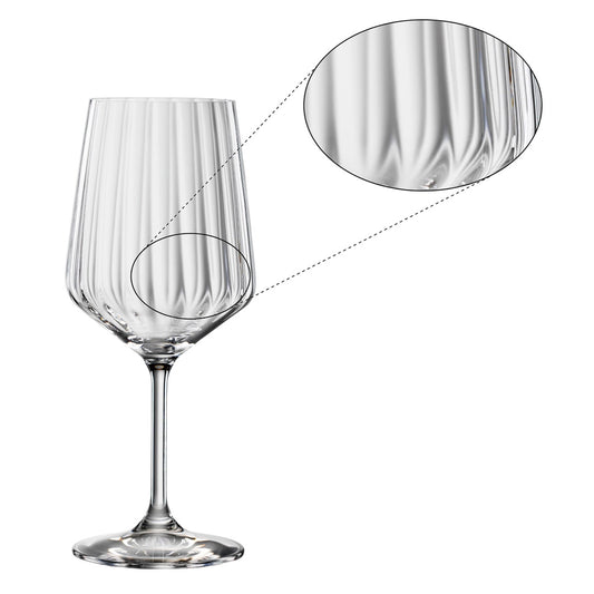 Spigelau Lifestyle Optik 4'Lü Kırmızı Şarap Bardağı 2