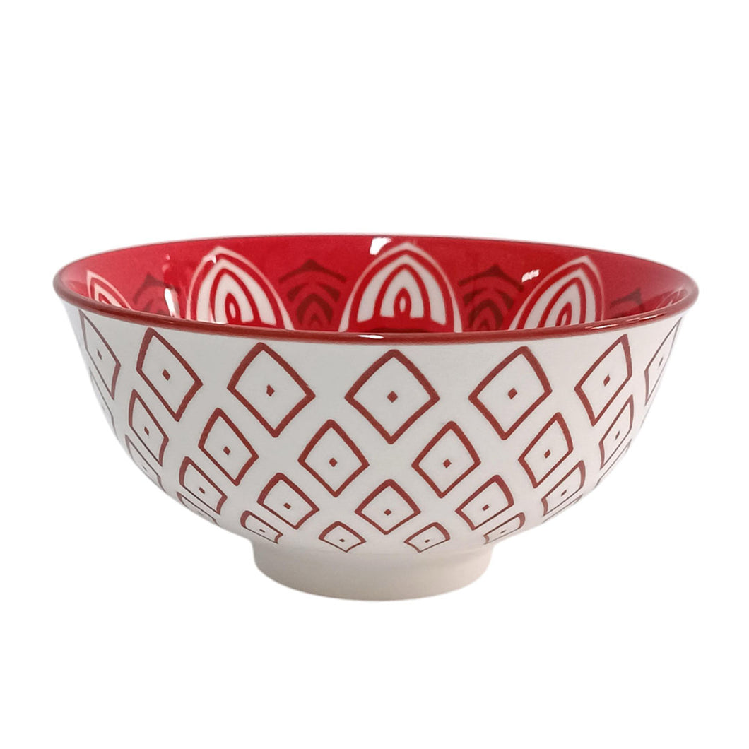 Kırmızı Mojolika Desenli Çerezlik