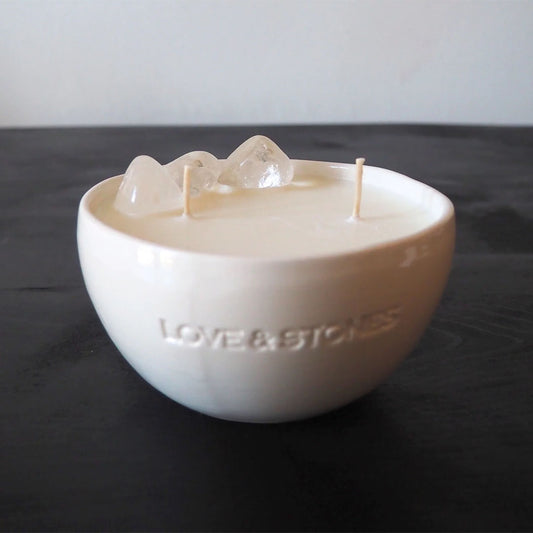 Love Stones Kristal Kuvars Güçlen Kokulu Mum