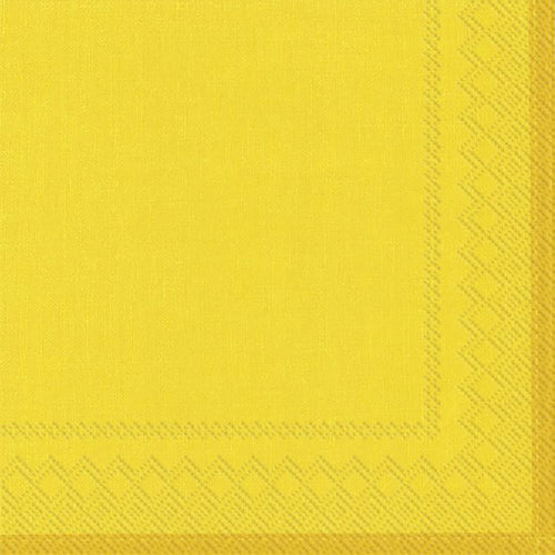Linen Sarı Yemek Peçetesi