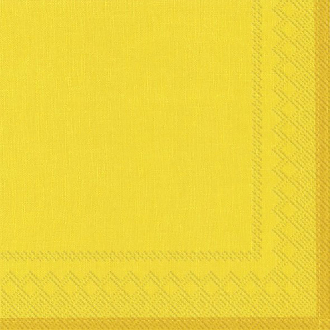 Linen Sarı Yemek Peçetesi