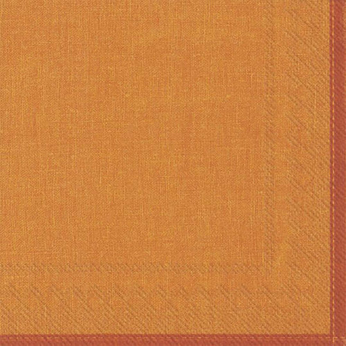 Linen Turuncu Kokteyl Peçetesi